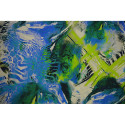 Silk satin fabric abstract panther Silk satin fabric abstract panther