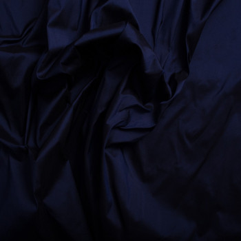 Silk doupion 100% silk night blue fabric