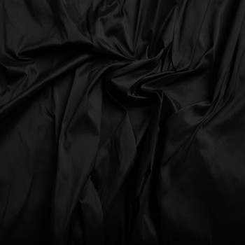 Silk doupion 100% silk black fabric