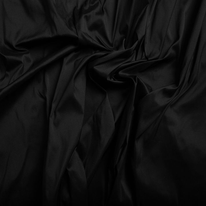 Silk dupion 100% silk black fabric