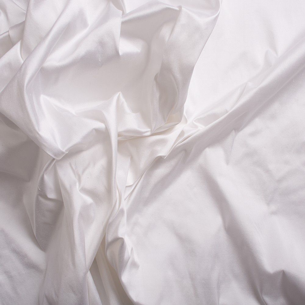 Silk dupion 100% silk white fabric