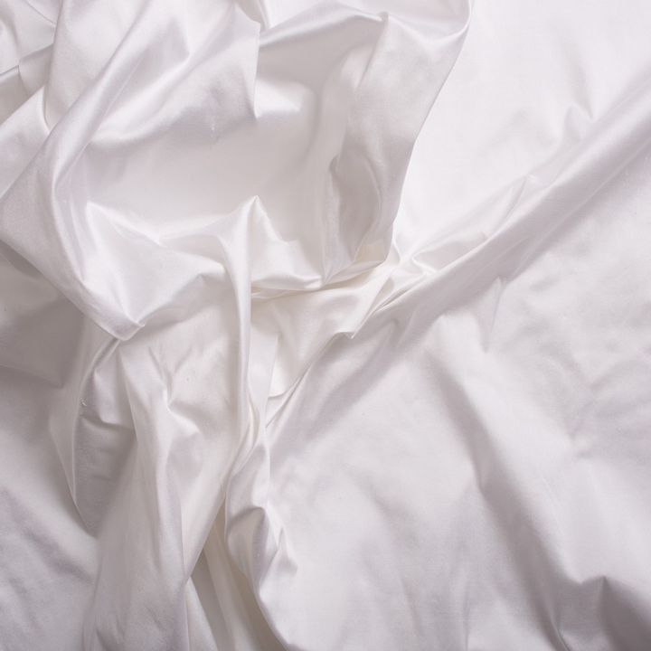 Tissu doupion de soie 100% soie blanc