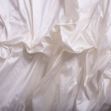 Silk doupion 100% silk raw white fabric