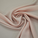 Pink satin-back cady crepe fabric