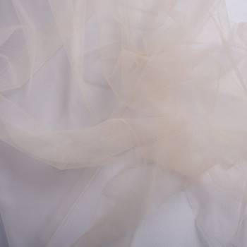 Nude illusion tulle fabric