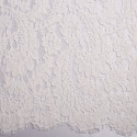 Calais lace embroidered ivory