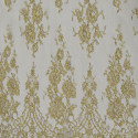 Calais lace laminette ivory gold