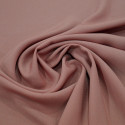 Old pink satin-back cady crepe fabric