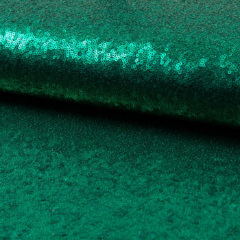 Sequin fabric cocktail green