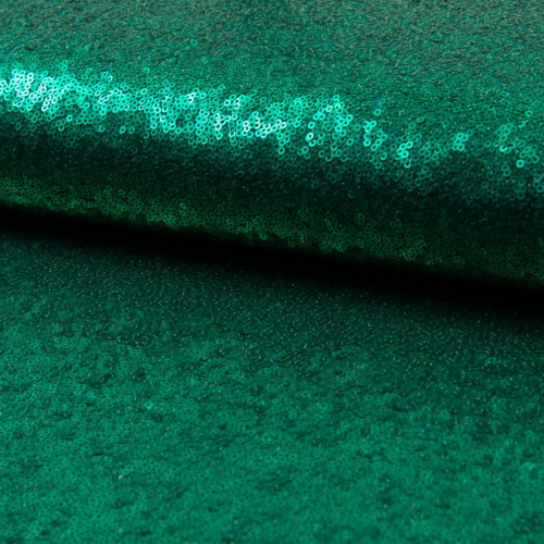 Sequin fabric cocktail green