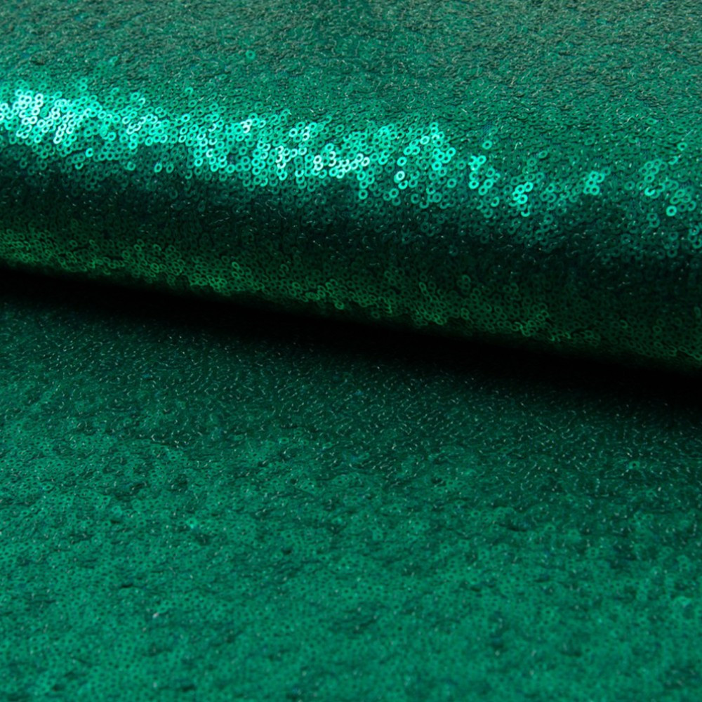 Tissu paillettes cocktail vert — Tissus en Ligne