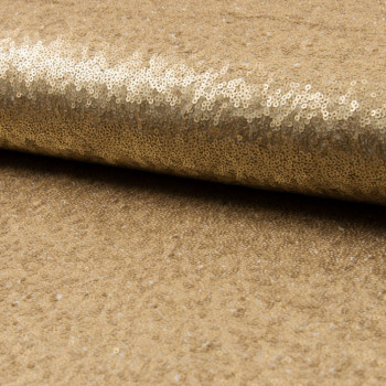 Sequin fabric cocktail gold