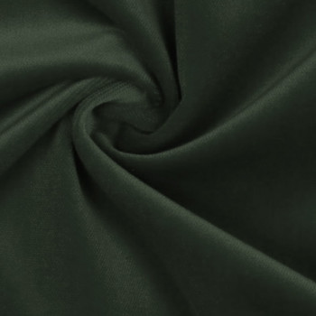 Tissu velours 100% coton vert sapin