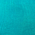 Turquoise blue sandwashed silk velvet fabric