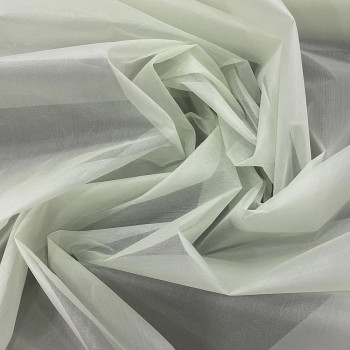 Lime green silk organza fabric