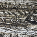 Python print stretch silk satin fabric