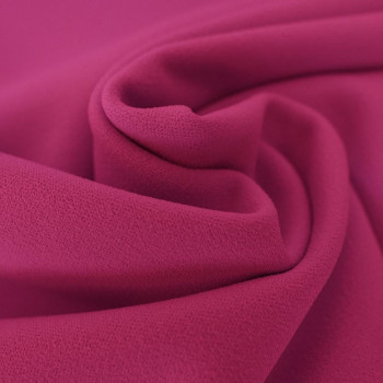 Pink scuba crepe fabric