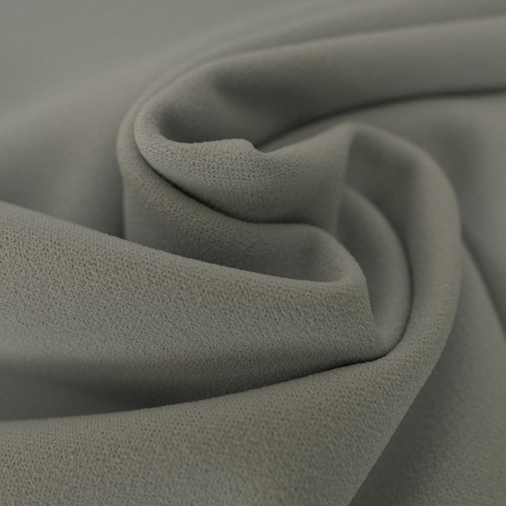 Grey scuba crepe fabric — Tissus en Ligne