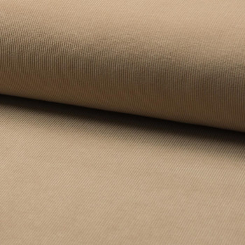Corduroy fabric 100% cotton beige sand