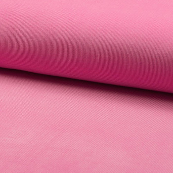 Tissu velours côtelé 100% coton rose