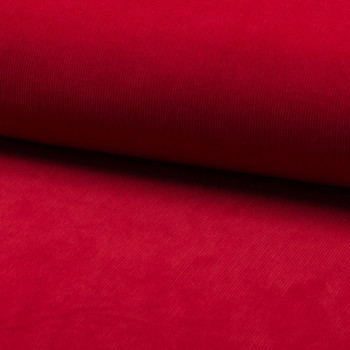 Corduroy fabric 100% cotton red