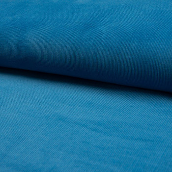 Corduroy fabric 100% cotton turquoise blue