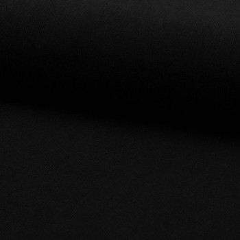 Tissu velours côtelé 100% coton noir