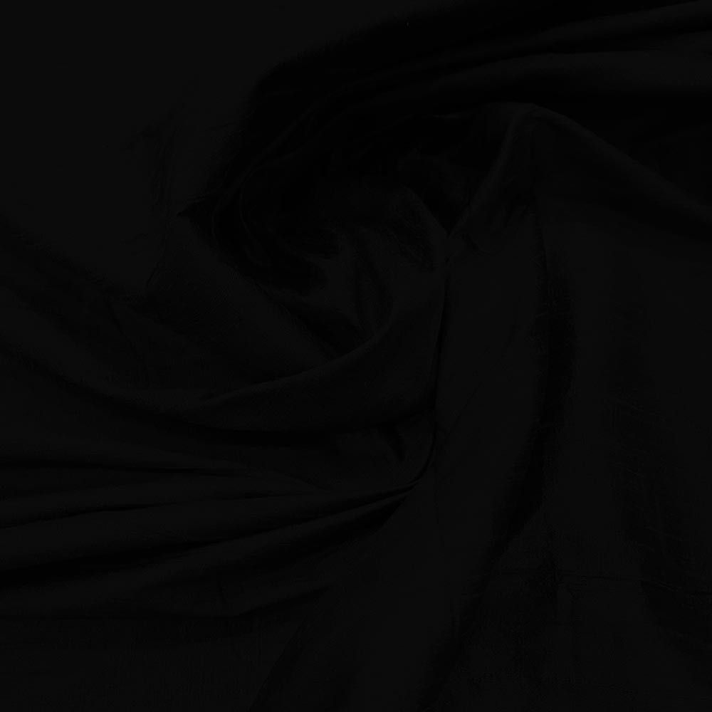 100% silk slub dupion fabric black