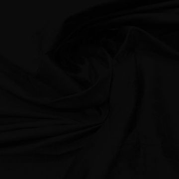 100% silk slub dupion fabric black