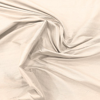 100% silk shimmer dupion fabric ivory