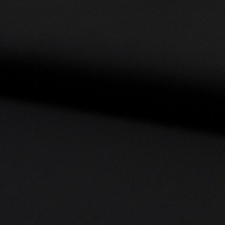 100% cotton plain poplin fabric black