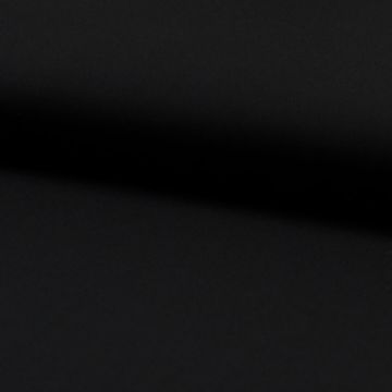 100% cotton plain poplin fabric black