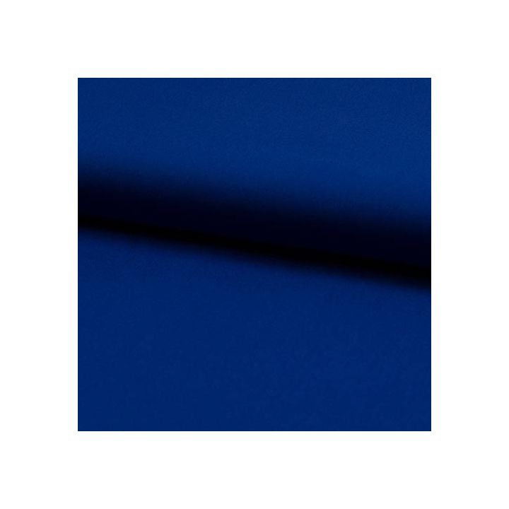Tissu popeline 100% coton uni bleu royal