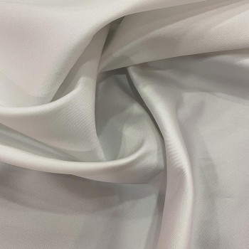 Mikado soft ivory white silk fabric (1.80 meters)