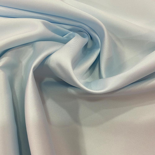 Mikado soft sky blue silk fabric