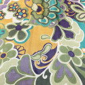 100% Silk chiffon fabric with floral print