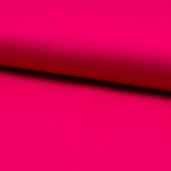 Tissu popeline 100% coton uni fuschia
