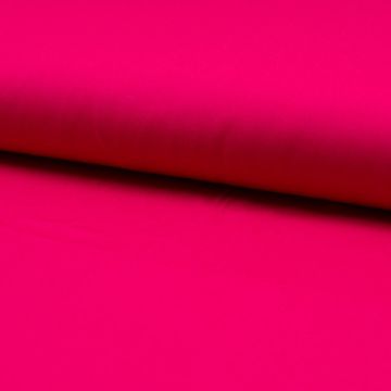 Tissu popeline 100% coton uni fuchsia