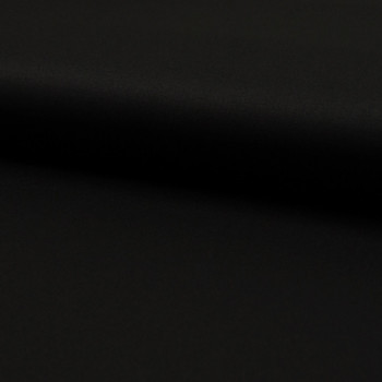 Black gabardine fabric