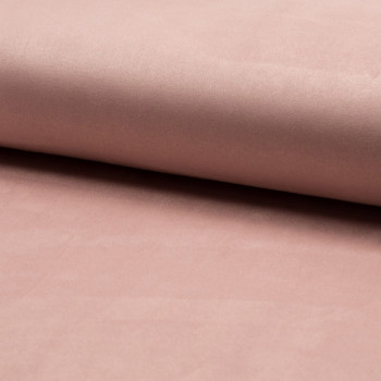 Nude pink heavy scuba suede fabric