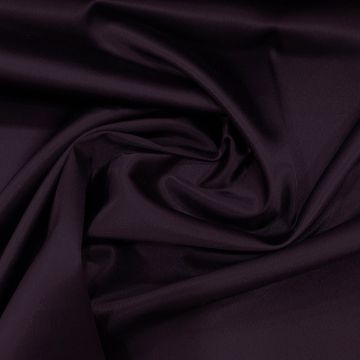Plum purple stretch satin-back crepe cady fabric