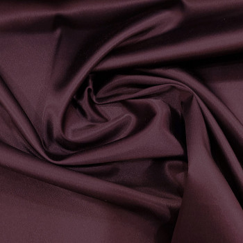 Purple eggplant stretch satin crepe caddy fabric