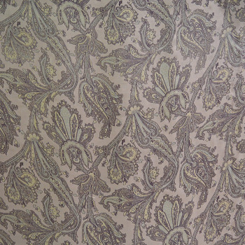 Paisley printed silk chiffon fabric