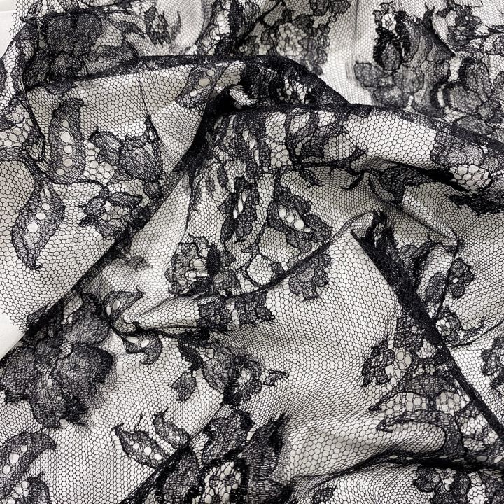 Black Calais lace