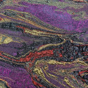 Plum burgundy silk brocade fabric