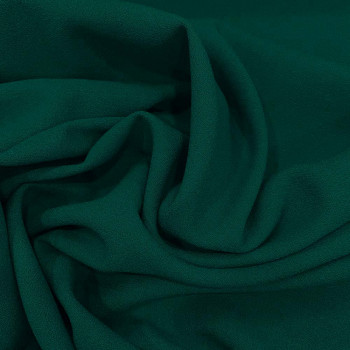 Tissu crêpe de laine 100% laine bleu turquoise