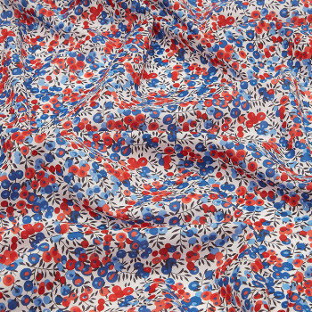 Liberty fabric Wiltshire Edition 40 years red and blue