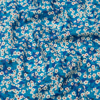 Tissu Liberty Mitsi bleu