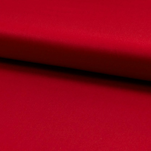 Cotton satin fabric red