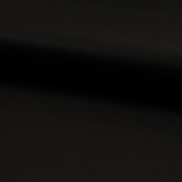 Cotton satin fabric black
